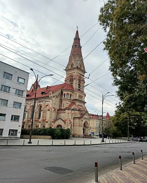 Paisaje Obras Maestras Arquitectura Religiosa Parte Central Odessa Sobre Fondo — Foto de Stock