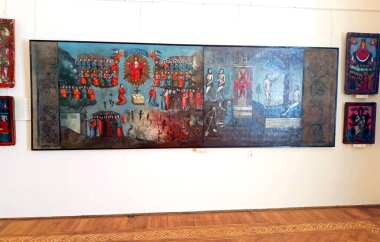 Antik dini resim: Ölümden sonraki her insanın kaderini belirleyen Tanrı 'nın kararı.