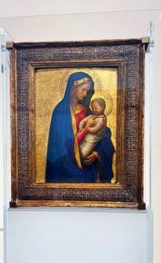 Uffizi Galerisi. Floransa. İtalyan sanatçı Tommaso Masaccio 'nun 
