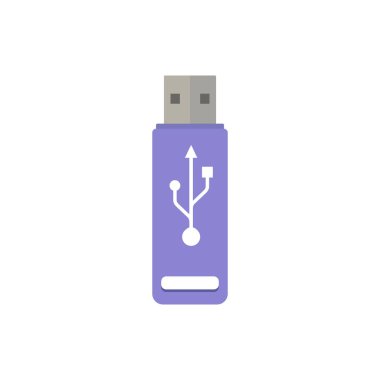 USB Çubuk Kalem Sürücüsü Simgesi, vektör