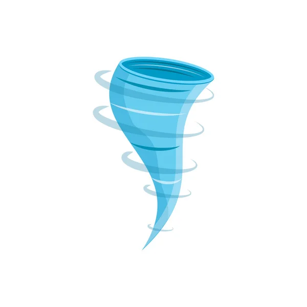 Een Wervelwind Tornado Icoon Cartoon Van Wervelwind Tornado Vector Pictogram — Stockvector