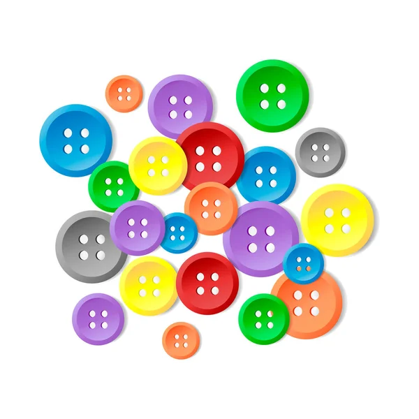 Vector Buttons Studs Fashionable Element Background — Stock Vector