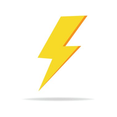 Şimşek, Sarı Şimşek, Simgeler, Vektör Grafikleri