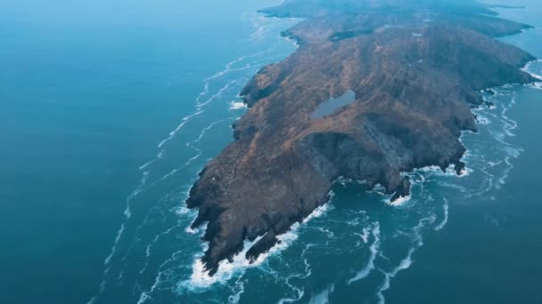 アイルランドの崖の頭の空中視界 高品質の4K映像 — ストック動画