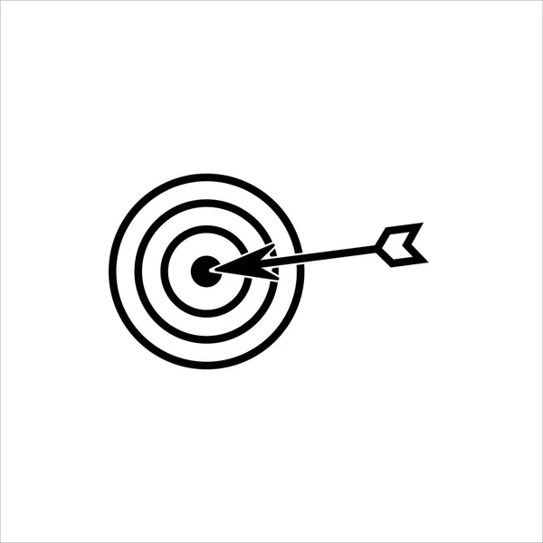 Target Icon Vector Illustration Symbol — Stock Vector