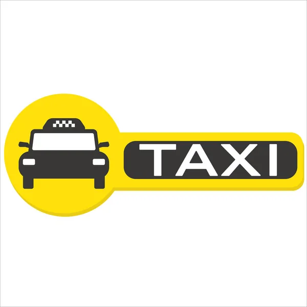 Symbol Vektoru Ikony Taxi — Stockový vektor