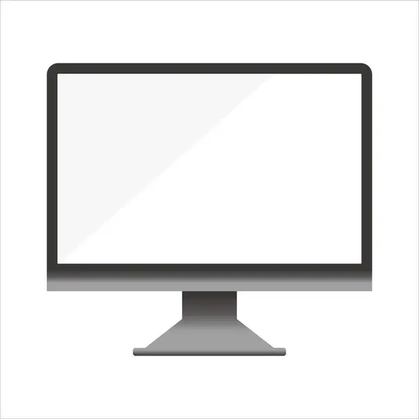 Icono Del Monitor Vector Ilustración Símbolo — Vector de stock