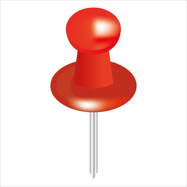 Push Pin Ikon Vektor Illustration Symbol — Stock vektor