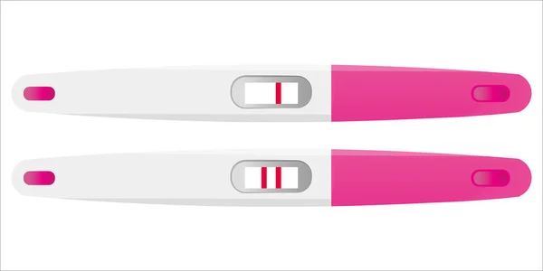 粉色怀孕测试图标 — 图库矢量图片