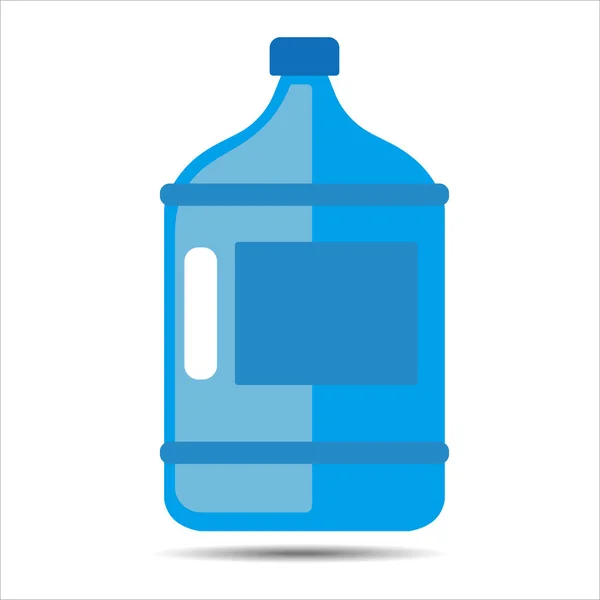 Botella Agua Plástico Icono Vector Símbolo Ilustración — Vector de stock
