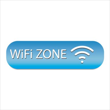 wifi bölgesi ikon vektör resimleme sembolü