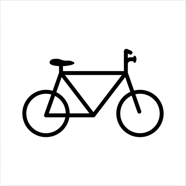 Велосипед Символ Векторной Иллюстрации Значка Спорта — стоковый вектор