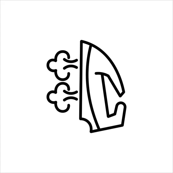 Icono Hierro Vector Símbolo Ilustración — Vector de stock