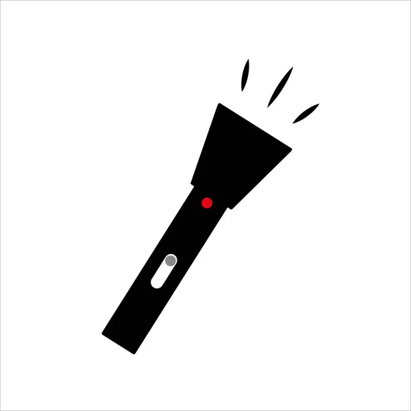 Taschenlampe Symbol Vektor Illustration Symbol — Stockvektor