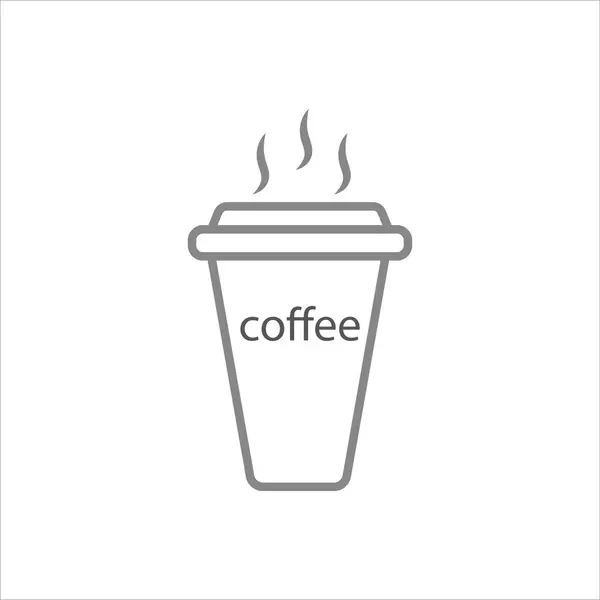 Kaffe Kopp Ikon Vektor Illustration Symbol — Stock vektor