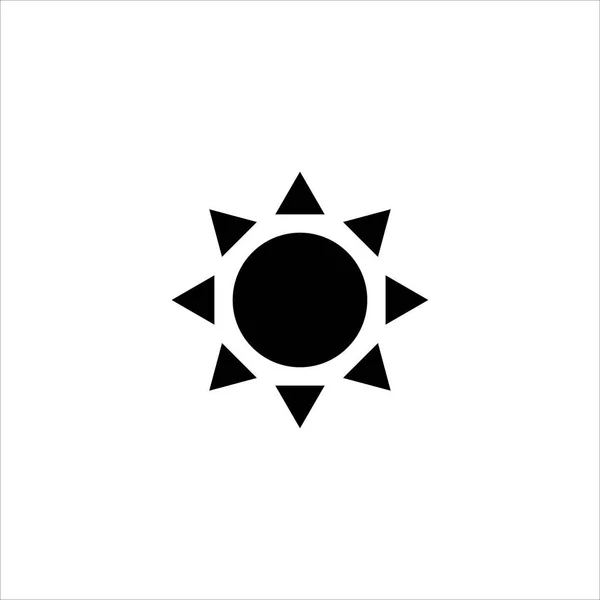 Σύμβολο Εικονογράφησης Διανύσματος Εικονιδίου Ήλιου — Διανυσματικό Αρχείο