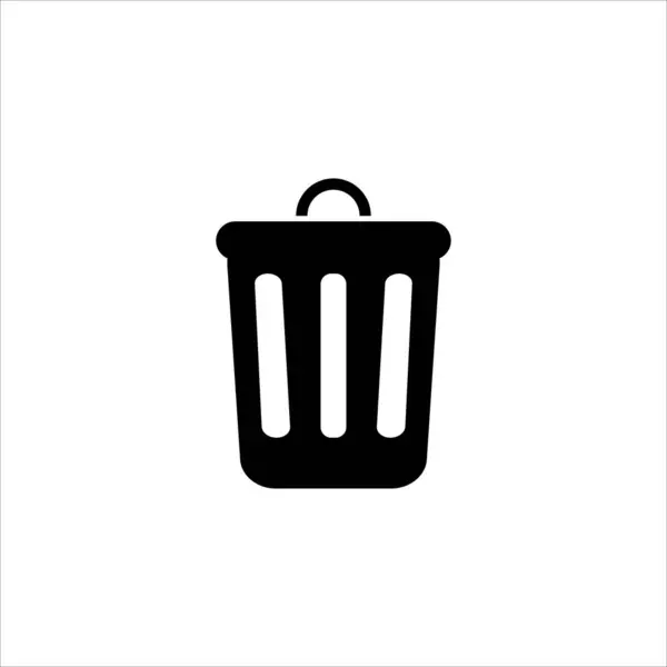 Trash Can Icon Vector Illustration Symbol — Stock Vector