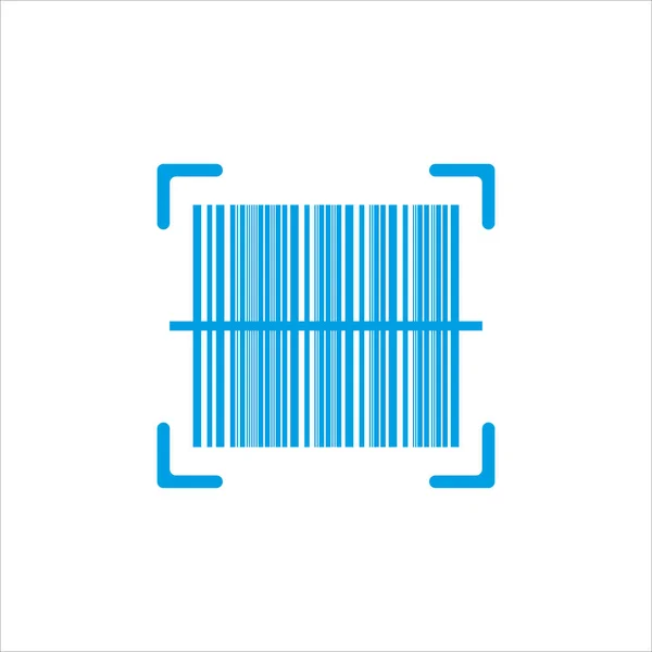 Icono Código Barras Vector Símbolo Ilustración — Vector de stock