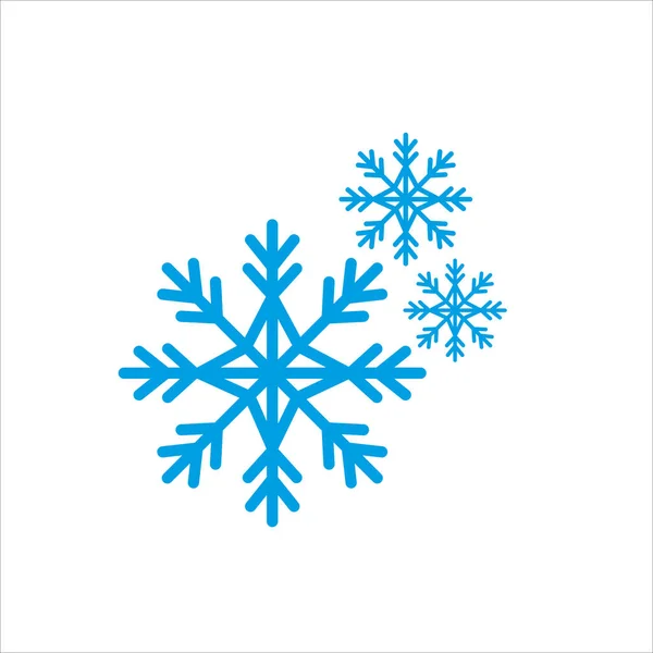 Ikona Wektor Płatka Śniegu Ilustracja Symbol — Wektor stockowy