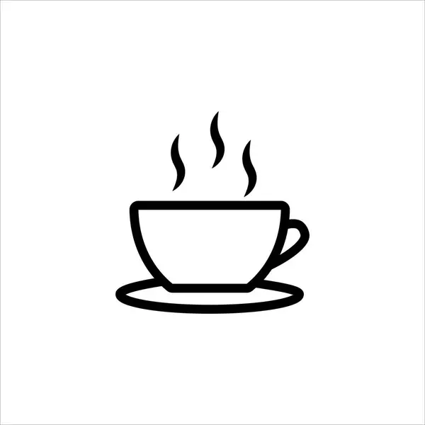 Символ Векторной Иллюстрации Чашки Кофе — стоковый вектор