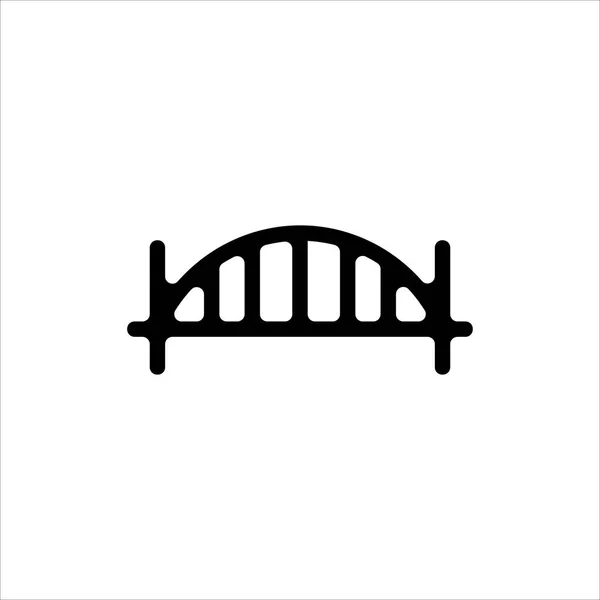 Puente Icono Vector Ilustración Símbolo — Vector de stock