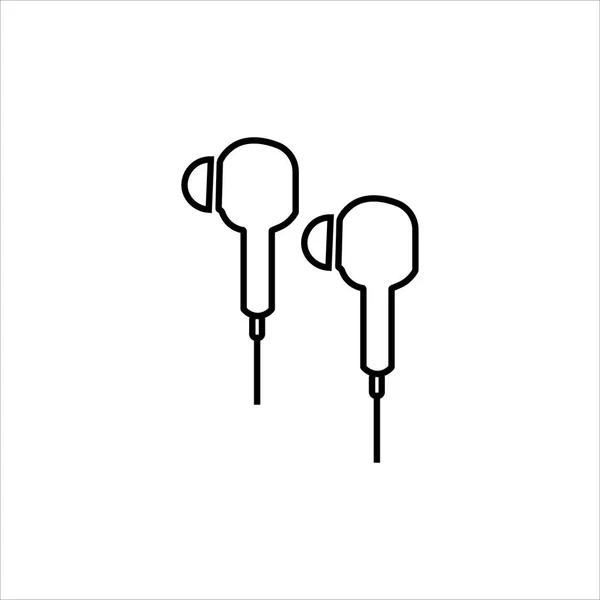 Headphones Icon Vector Illustration Symbol — Stock Vector