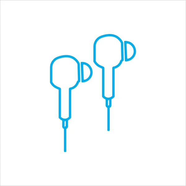 Headphones Icon Vector Illustration Symbol — Stock Vector