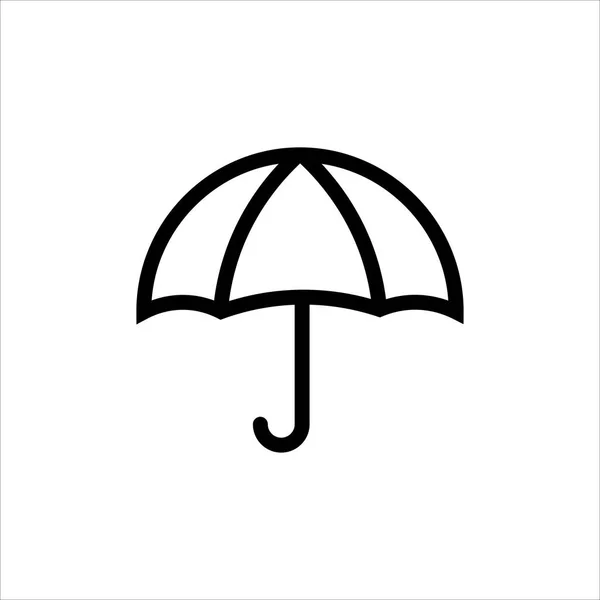 Символ Векторной Иллюстрации Зонтика — стоковый вектор