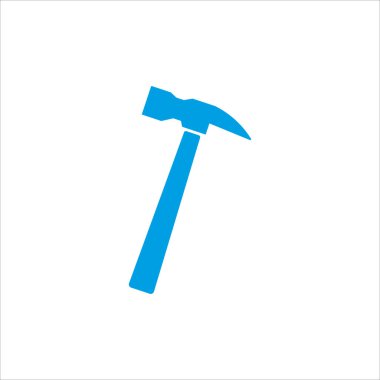 Çekiç simgesi vektör illüstrasyon sembolü