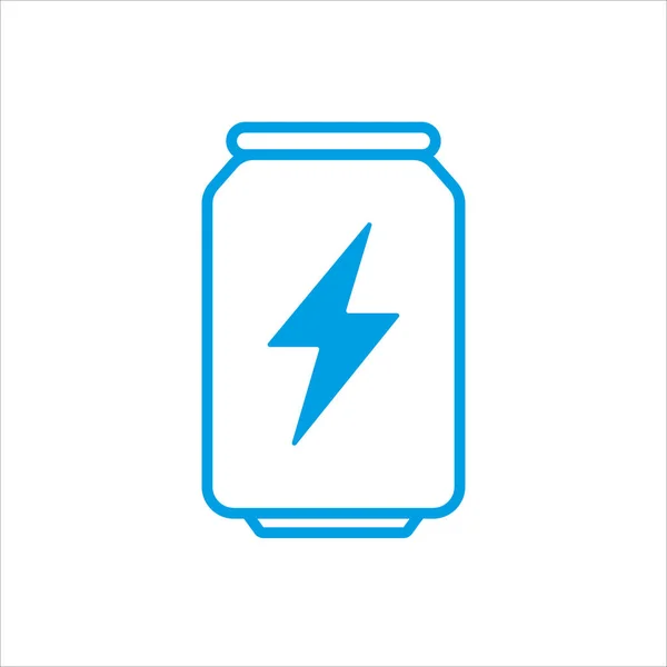 Bebida Energética Ícone Vetor Ilustração Símbolo — Vetor de Stock