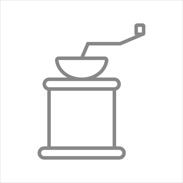 Broyeur Café Icône Vectoriel Illustration Symbole — Image vectorielle
