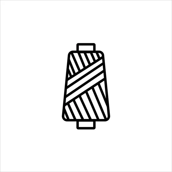 Pasemko Nici Ikona Wektor Symbol Ilustracji — Wektor stockowy