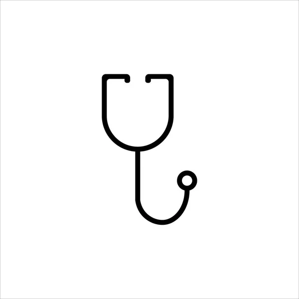 Stetoskop Ikon Vektor Illustration Symbol — Stock vektor