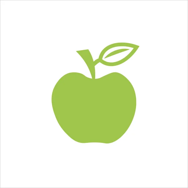 Apfel Symbol Vektor Illustration Symbol — Stockvektor