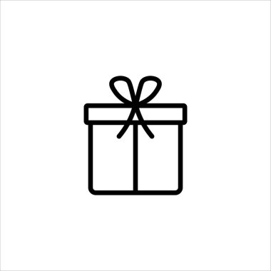 hediye simgesi vektör illüstrasyon sembolü