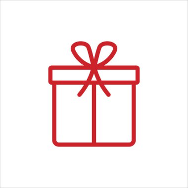 hediye simgesi vektör illüstrasyon sembolü