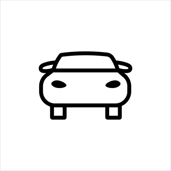 Σύμβολο Εικονογράφησης Διανύσματος Εικονιδίου Αυτοκινήτου — Διανυσματικό Αρχείο