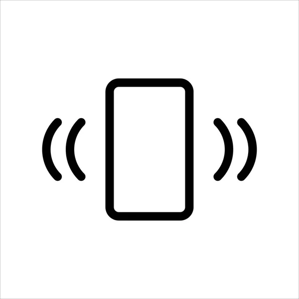Vibration Phone Icon Vector Illustration Symbol — Stock Vector