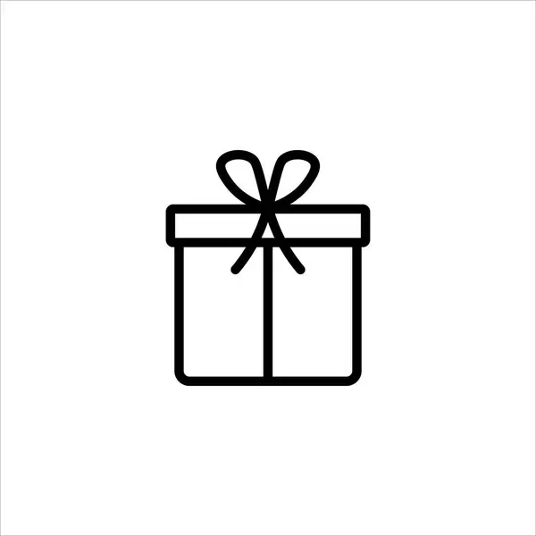 Gift Icon Vector Illustration Symbol — Stock Vector