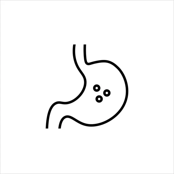 胃图标矢量符号 — 图库矢量图片