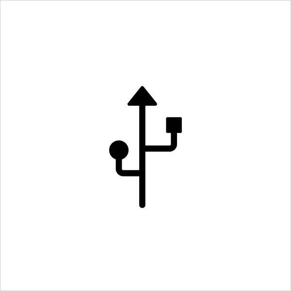 Symbole Illustration Vectoriel Icône Usb — Image vectorielle