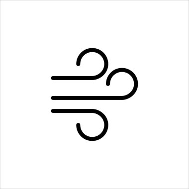 rüzgar ikonu vektör çizim sembolü