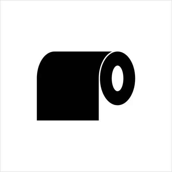 Туалетний Папір Рулон Значок Векторні Ілюстрації Символ — стоковий вектор