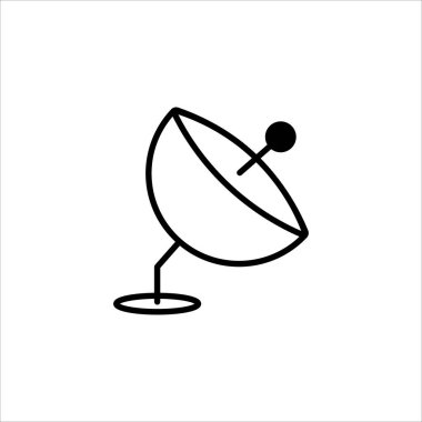 uydu simgesi vektör illüstrasyon sembolü