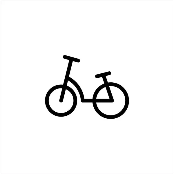 Icono Bicicleta Vector Símbolo Ilustración — Archivo Imágenes Vectoriales