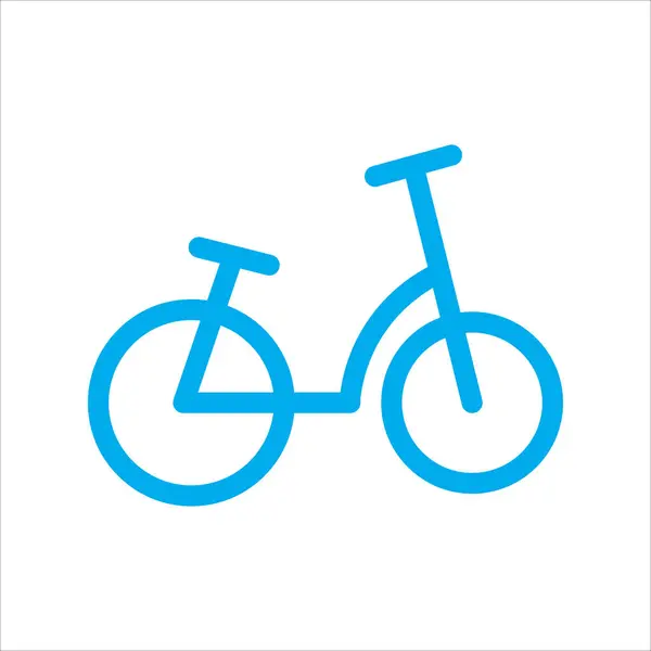 Символ Векторной Иллюстрации Велосипеда — стоковый вектор