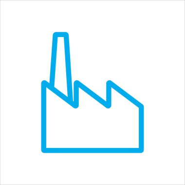 bitki, fabrika ikonu vektör çizim sembolü