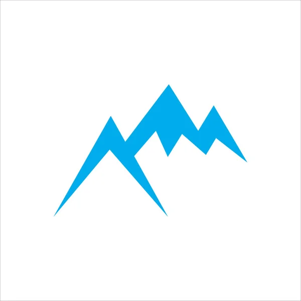 Mountains Icon Vector Illustration Symbol — Stock Vector
