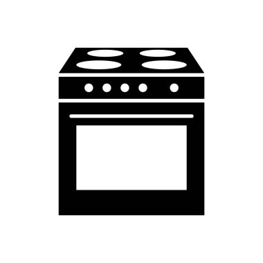 gaz sobası ikon vektör çizim sembolü