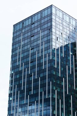 Modern urban architecture upperview